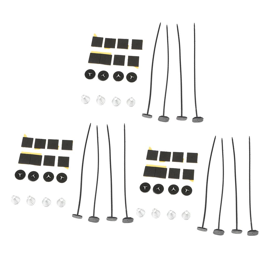 3Set Electric Radiator Fan Ties Straps Mounting Kit Universal Strap Tie Fans