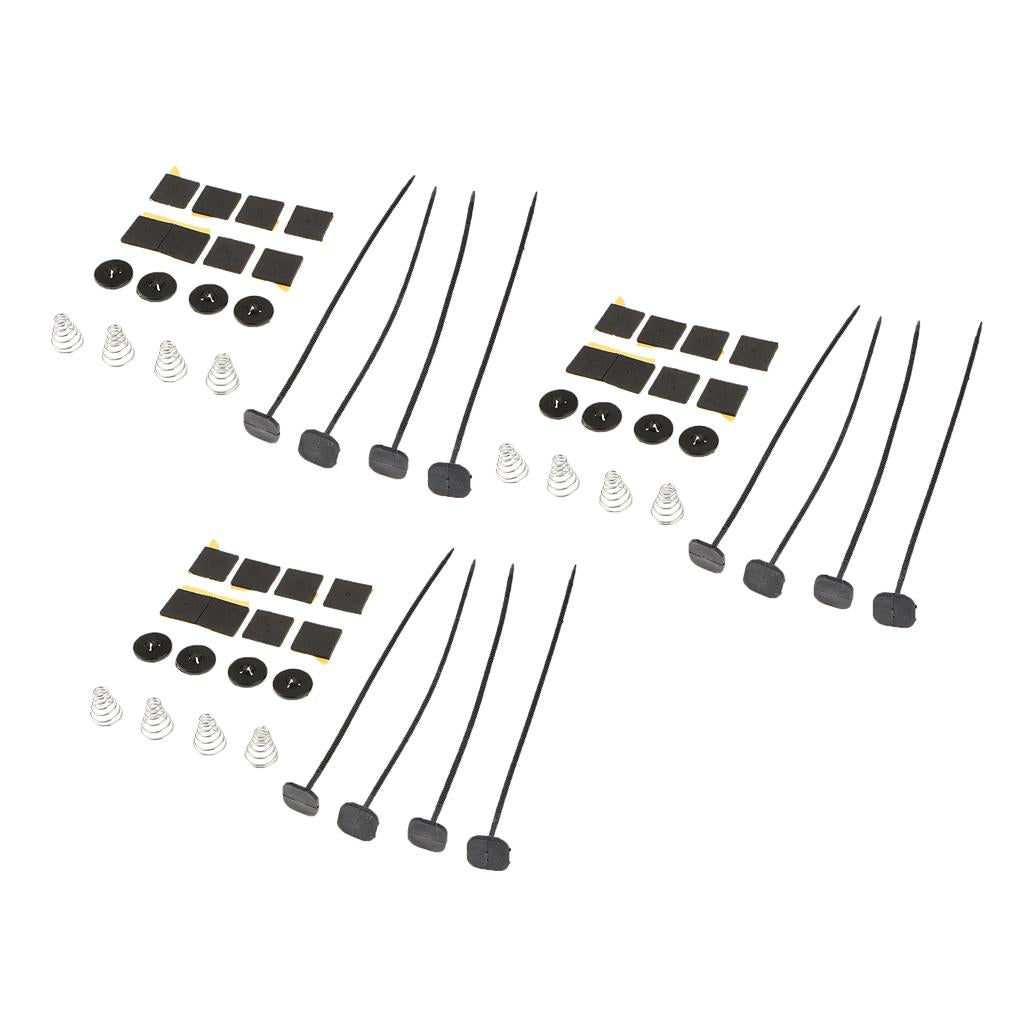 3Set Electric Radiator Fan Ties Straps Mounting Kit Universal Strap Tie Fans