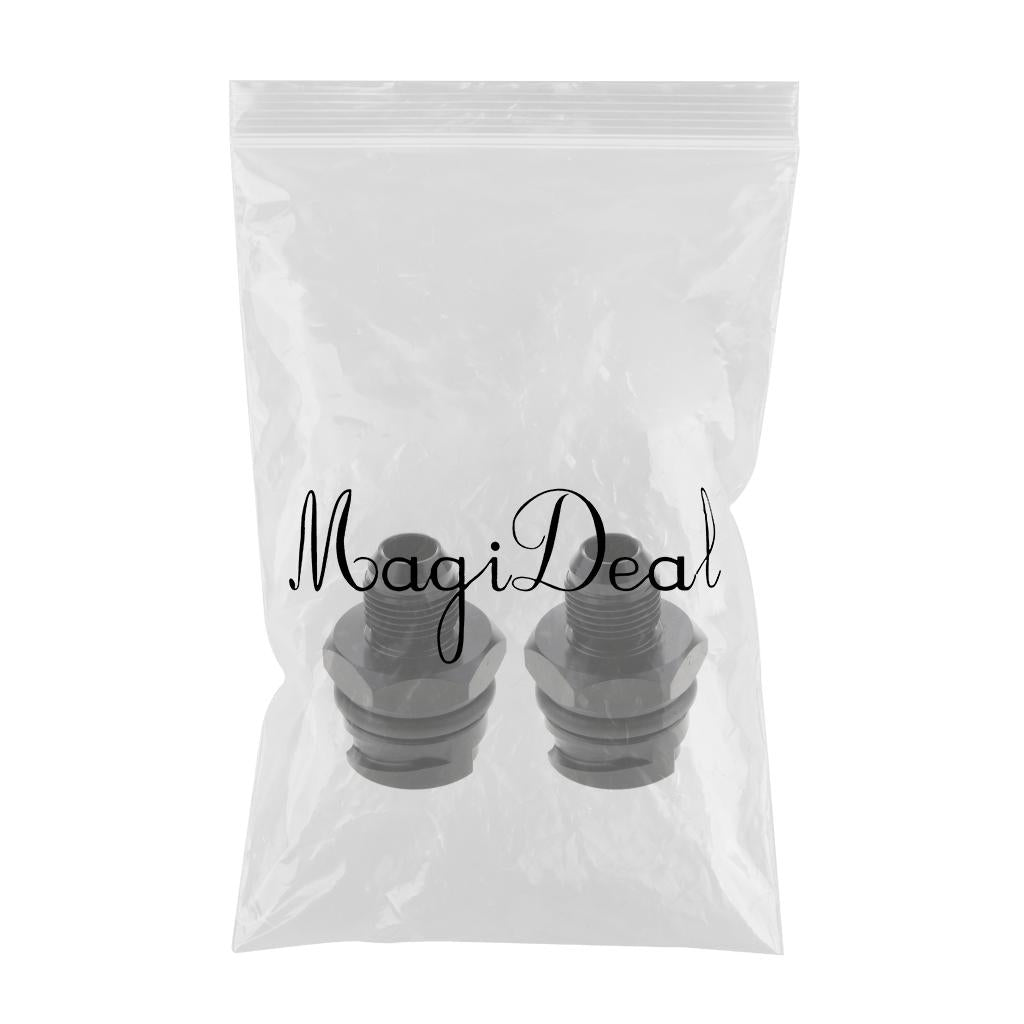 2x Billet Black Valve Cover Oil Cap Breather AN10 for LS1/LS6/LS2/LS3/LS7