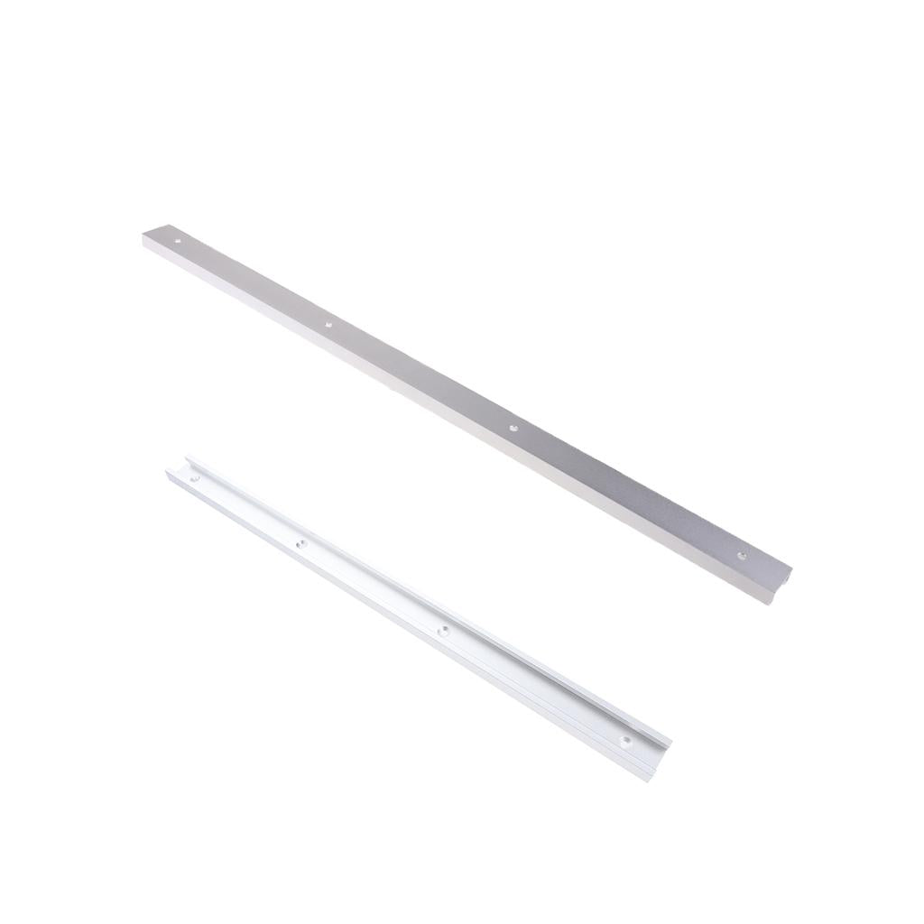 2Pcs Aluminium Rail Miter Bar Slider Table Saw Gauge Rod Woodworking Tool