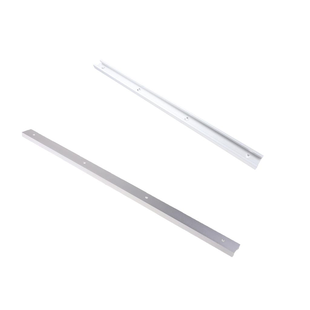 2Pcs Aluminium Rail Miter Bar Slider Table Saw Gauge Rod Woodworking Tool