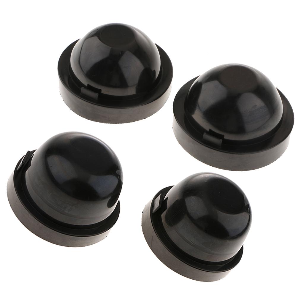 4pcs Inner Rubber Housing Seal Cap Anti Dust Cover for Car LED HID Headlight