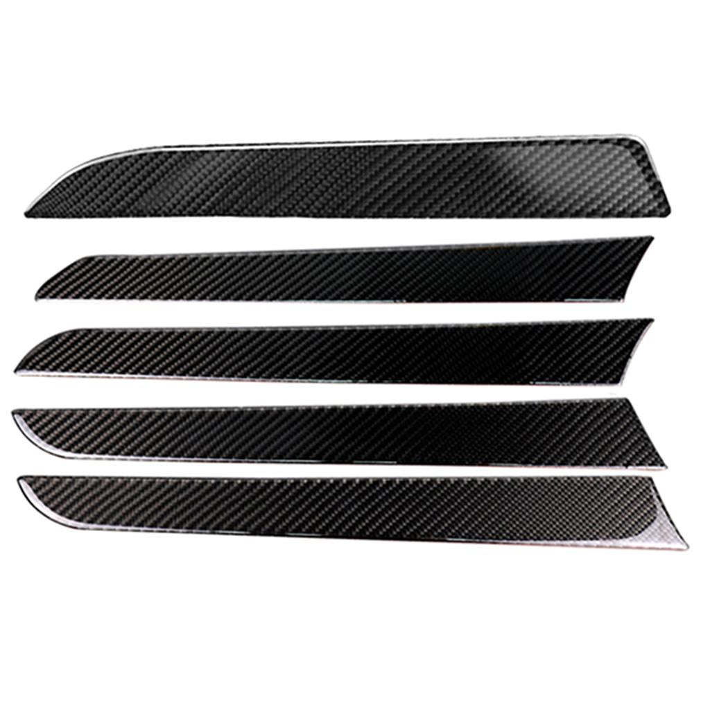 Carbon Fiber Car Inner Center Console+Dashboard Panel Strip For Audi A4 B8