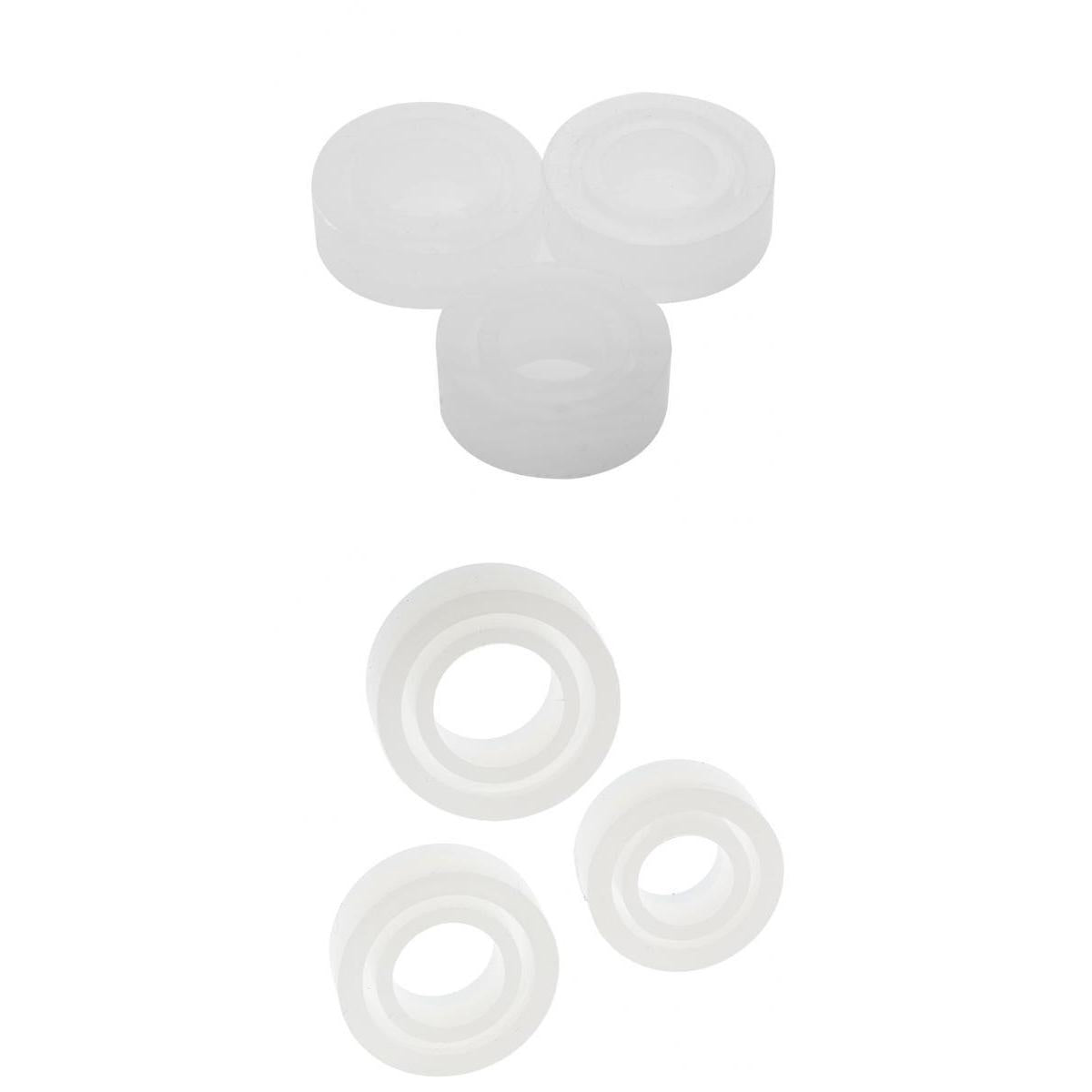 6 Pieces Assorted Round DIY Craft Silicone Ring Mold Jewelry Making