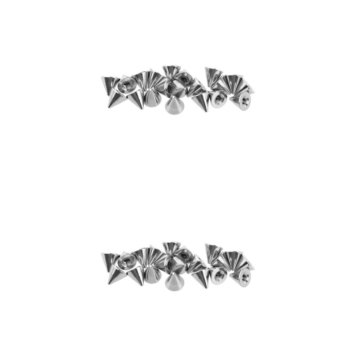 40 Piece Stainless Steel Body Piercing Jewelry fit 14g Barbell 4mm 5mm Cone