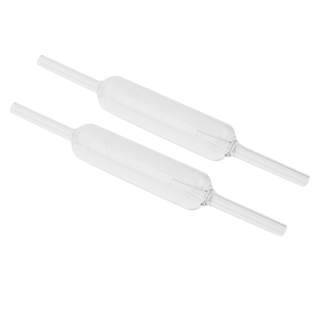 2 Pcs Glass Aquarium Tank CO2 Diffuser Bubble Counter With Suction Cup