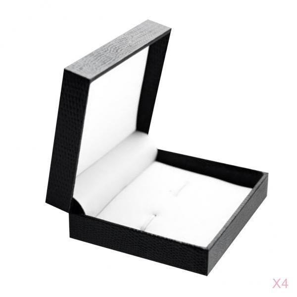 4 Pieces Luxury Cufflink Storage Wedding Cufflinks Boxes 7x8x3cm Cufflinks