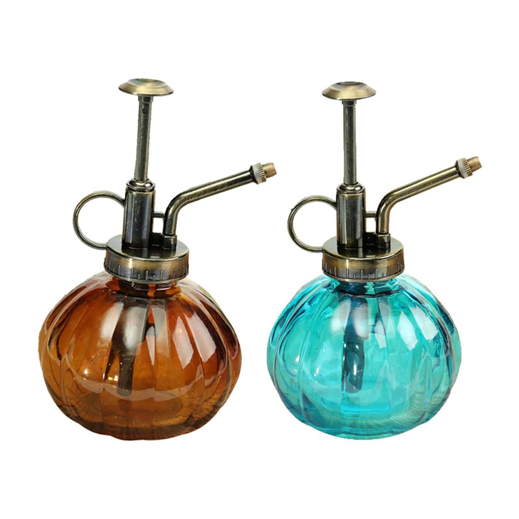 2pcs Antique Plant Flower Watering Pot Bottle Garden Hairdressing Sprayer