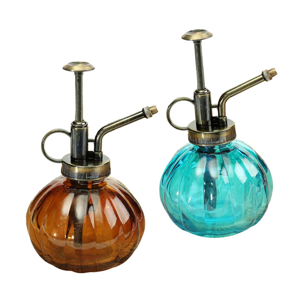 2pcs Antique Plant Flower Watering Pot Bottle Garden Hairdressing Sprayer