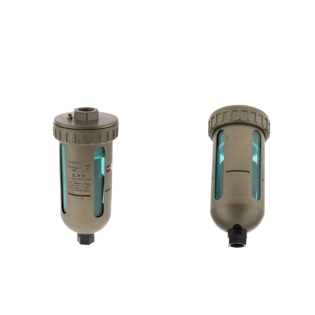 2Pcs AD402-04 Auto Air Drain Filter Compressor Water Moisture Trap Separator