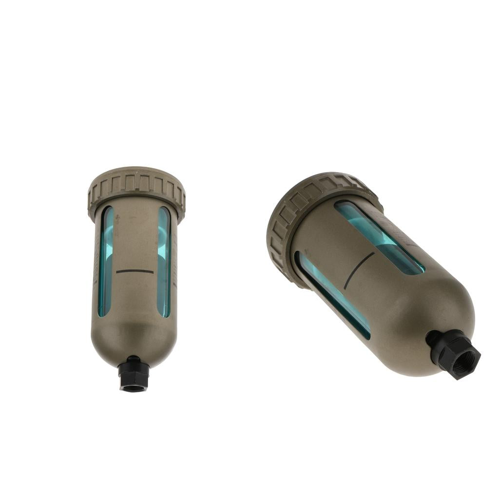 2Pcs AD402-04 Auto Air Drain Filter Compressor Water Moisture Trap Separator