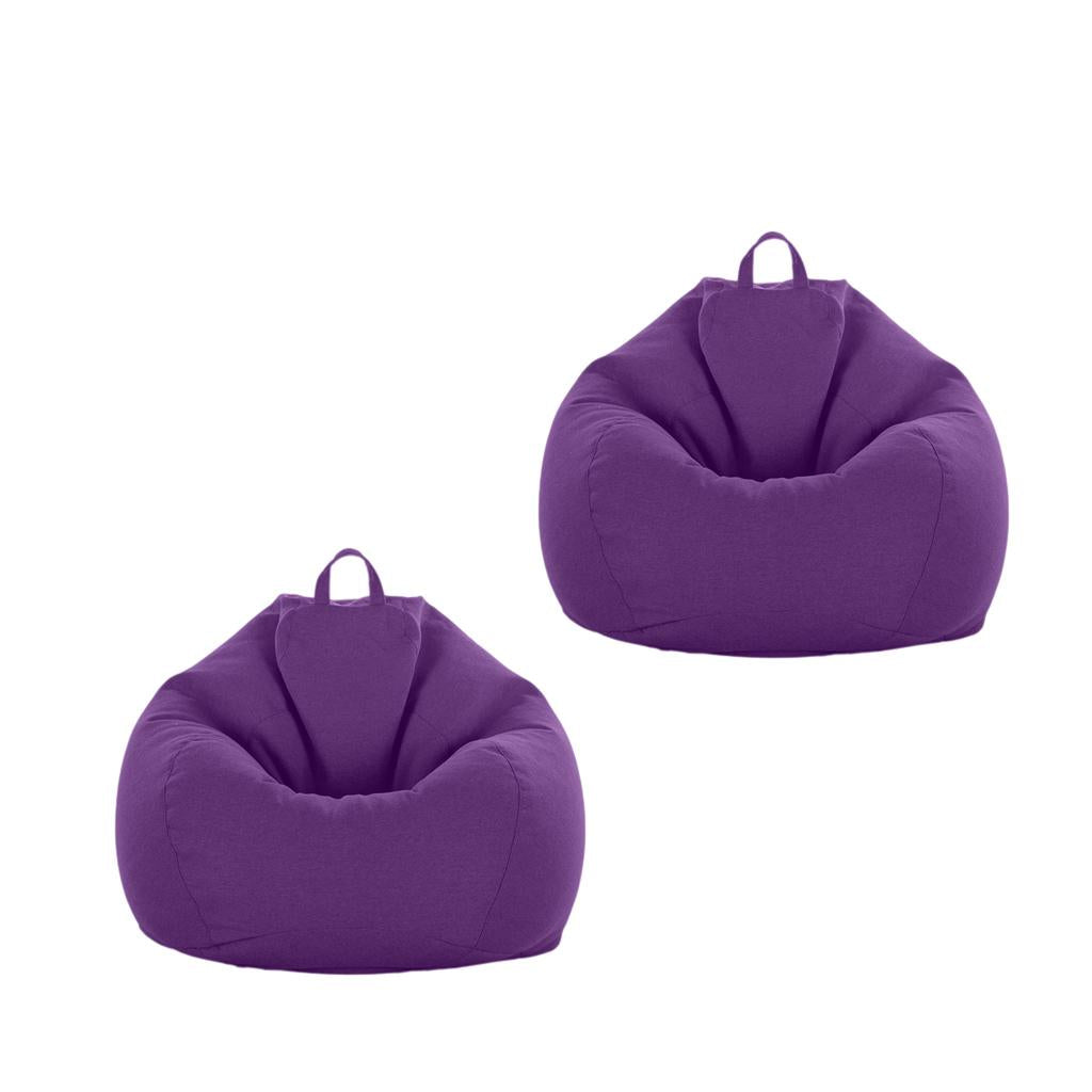 2xBeanbag Covers for Stuffed Animals 90*110cm Adult Size