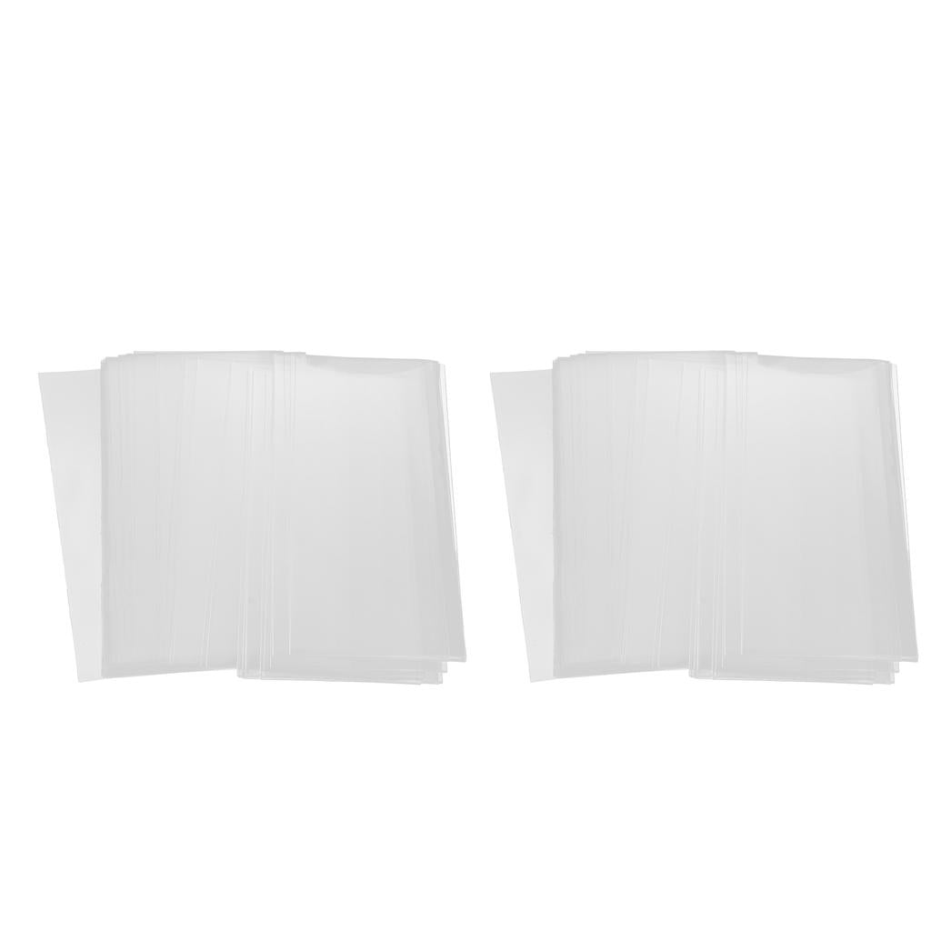 100PCS Paper Money Collection Holder Bill Note Currency Storage 17x8/19x9cm