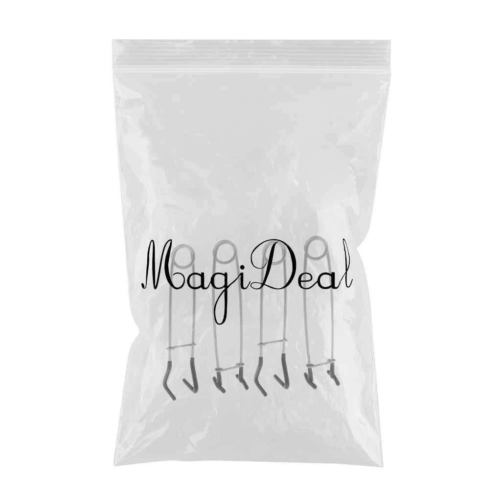 4pcs Bait Lure Pick up Hook Tool Frog Blackfish Fish Mouth Opener Spreader