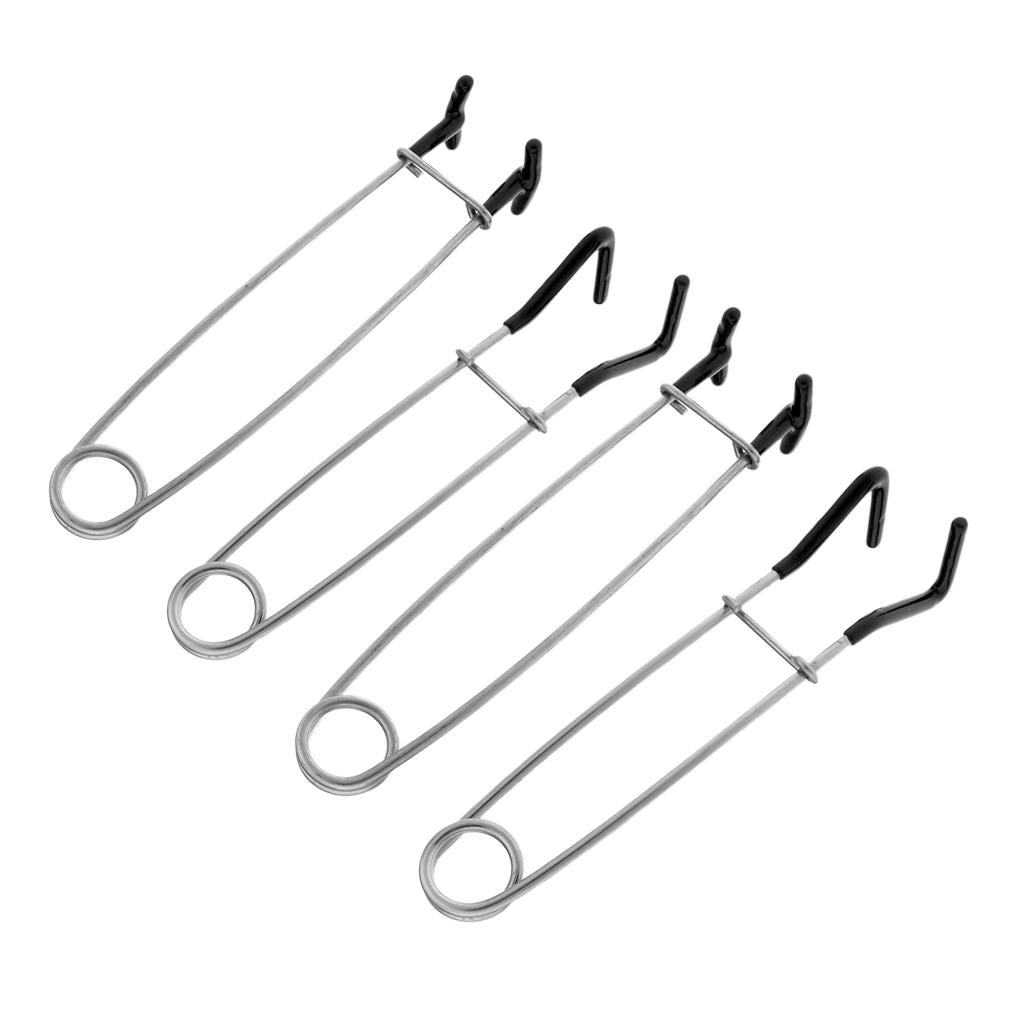 4pcs Bait Lure Pick up Hook Tool Frog Blackfish Fish Mouth Opener Spreader