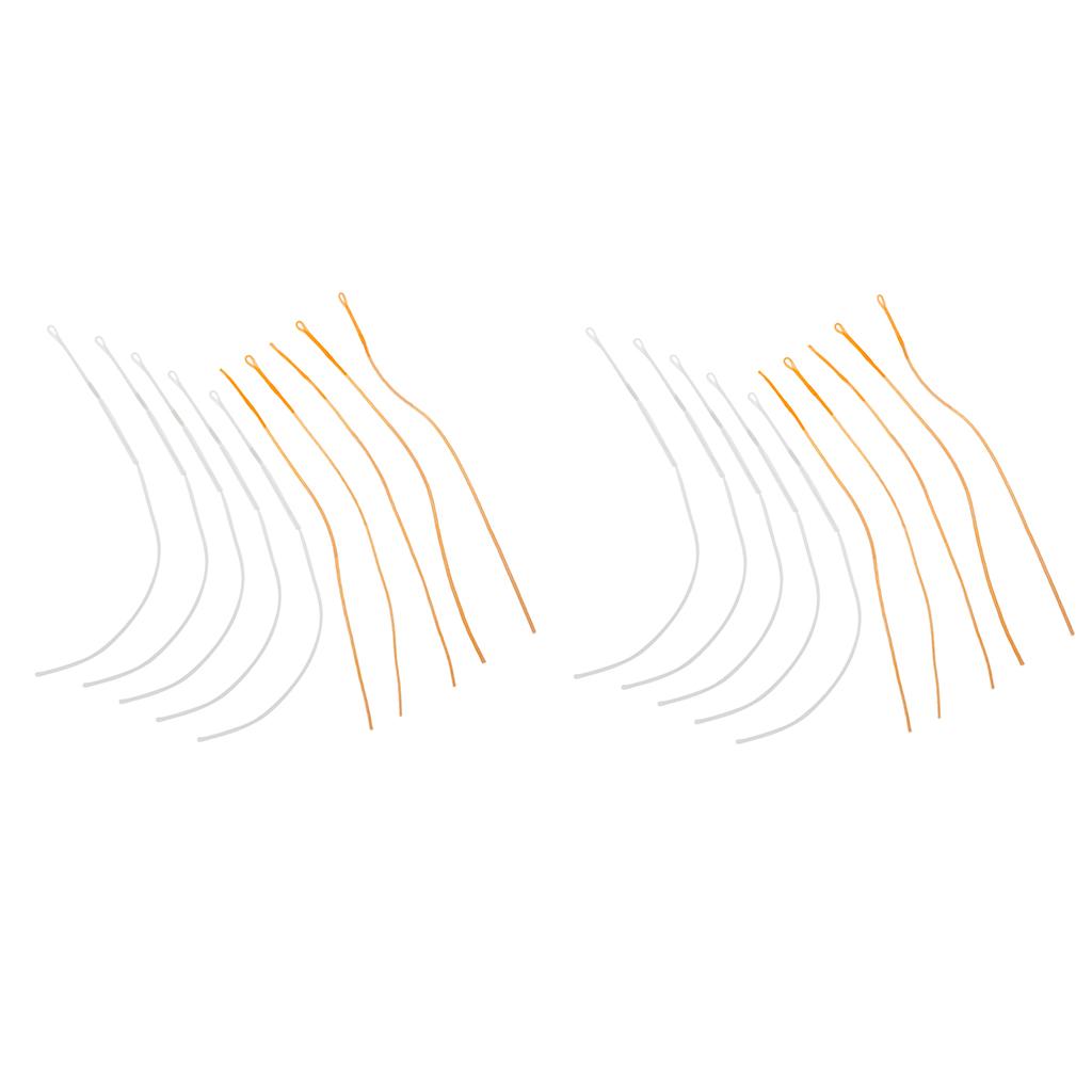 20pcs Braided Fly Fishing Leader Loops Connectors for Fly Line 20LB 30LB