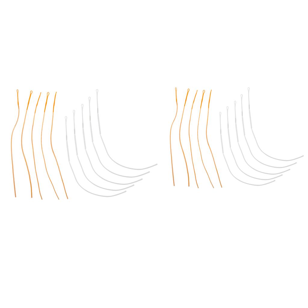 20pcs Braided Fly Fishing Leader Loops Connectors for Fly Line 20LB 30LB