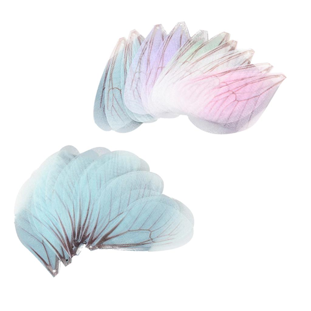 20 Pieces Dragonfly Wing Earrings Pendants for DIY Charm Jewelry Findings