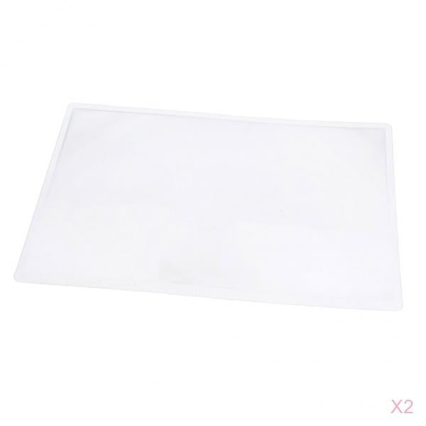 2x Seniors Full Page Reading Magnifier for Presbyopic People Low Vision Aids