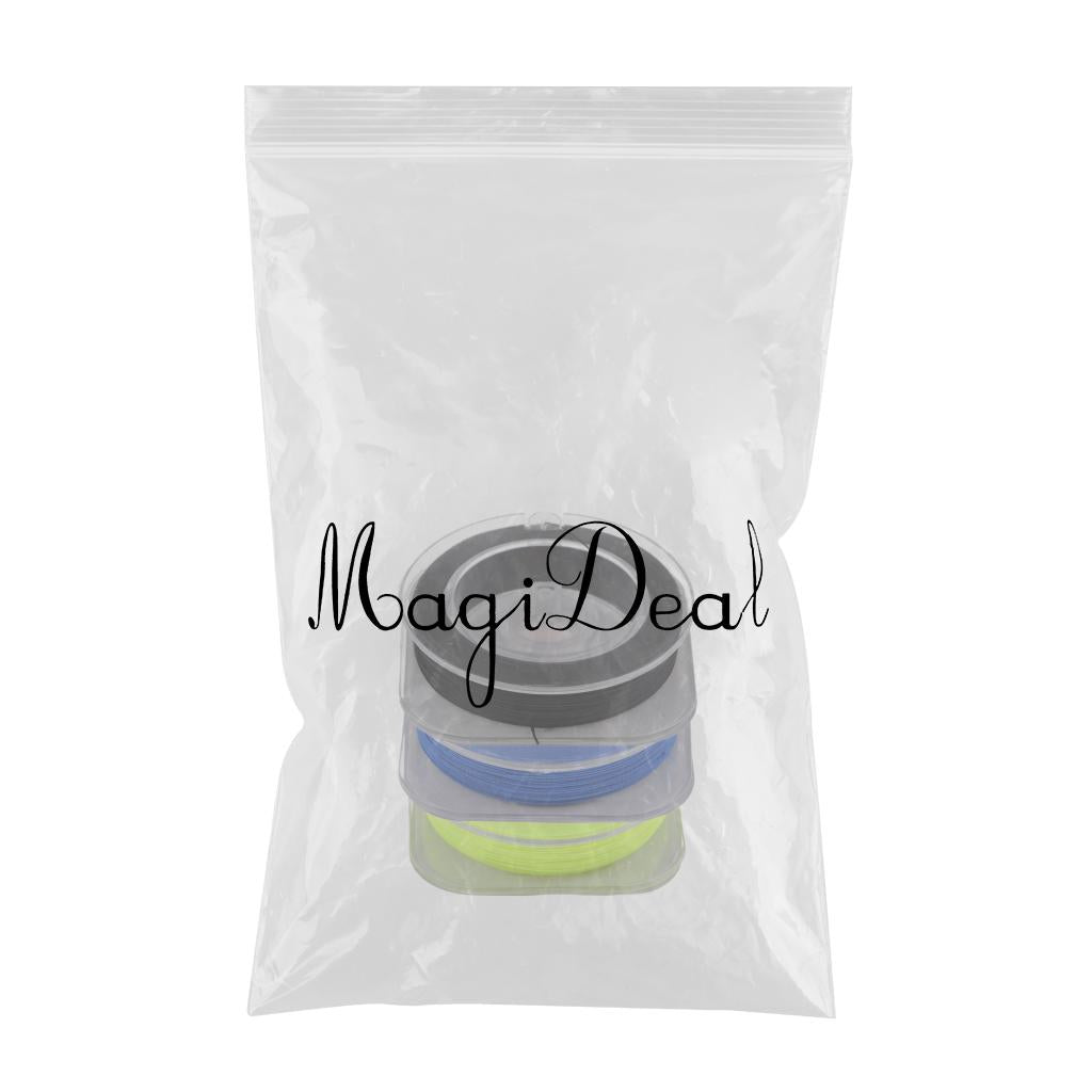 3pcs 50m Fishing Rod Guide Ring Wrapping Line Rod Building Wrapping Threads