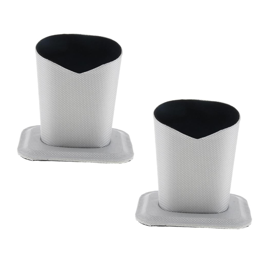 2 Pieces Anti-Scratch Stand Up Glasses Holder Desktop Eyeglass Holder Silver