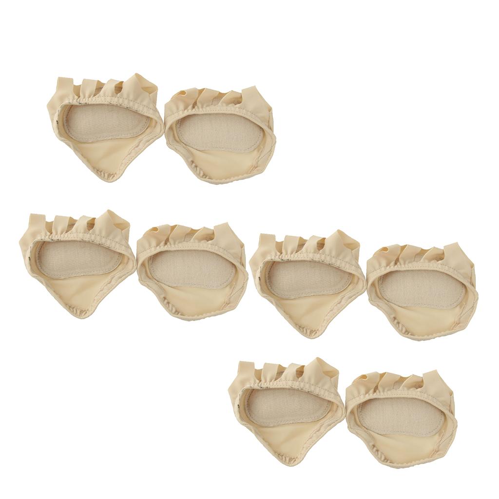 4 Pairs of Forefoot Metatarsal Pain Relief Cushion Ball of Foot Pads