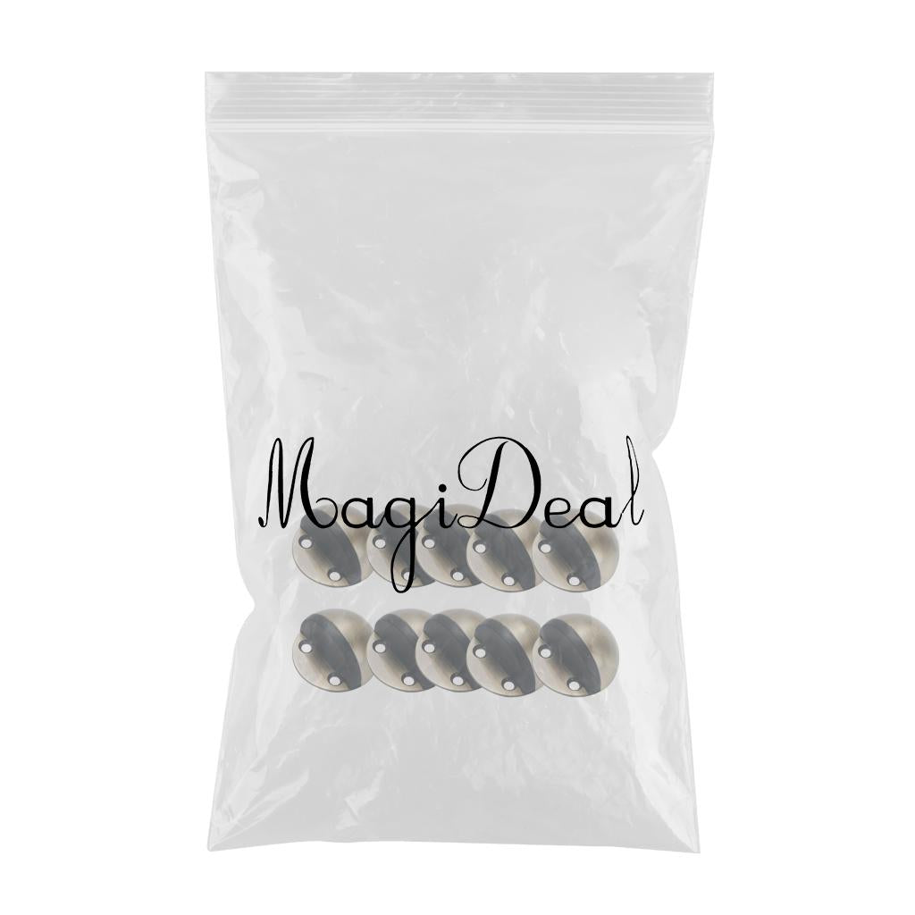 10xFree of Punching Door Buffers Doorstops Door Stopper Bronze