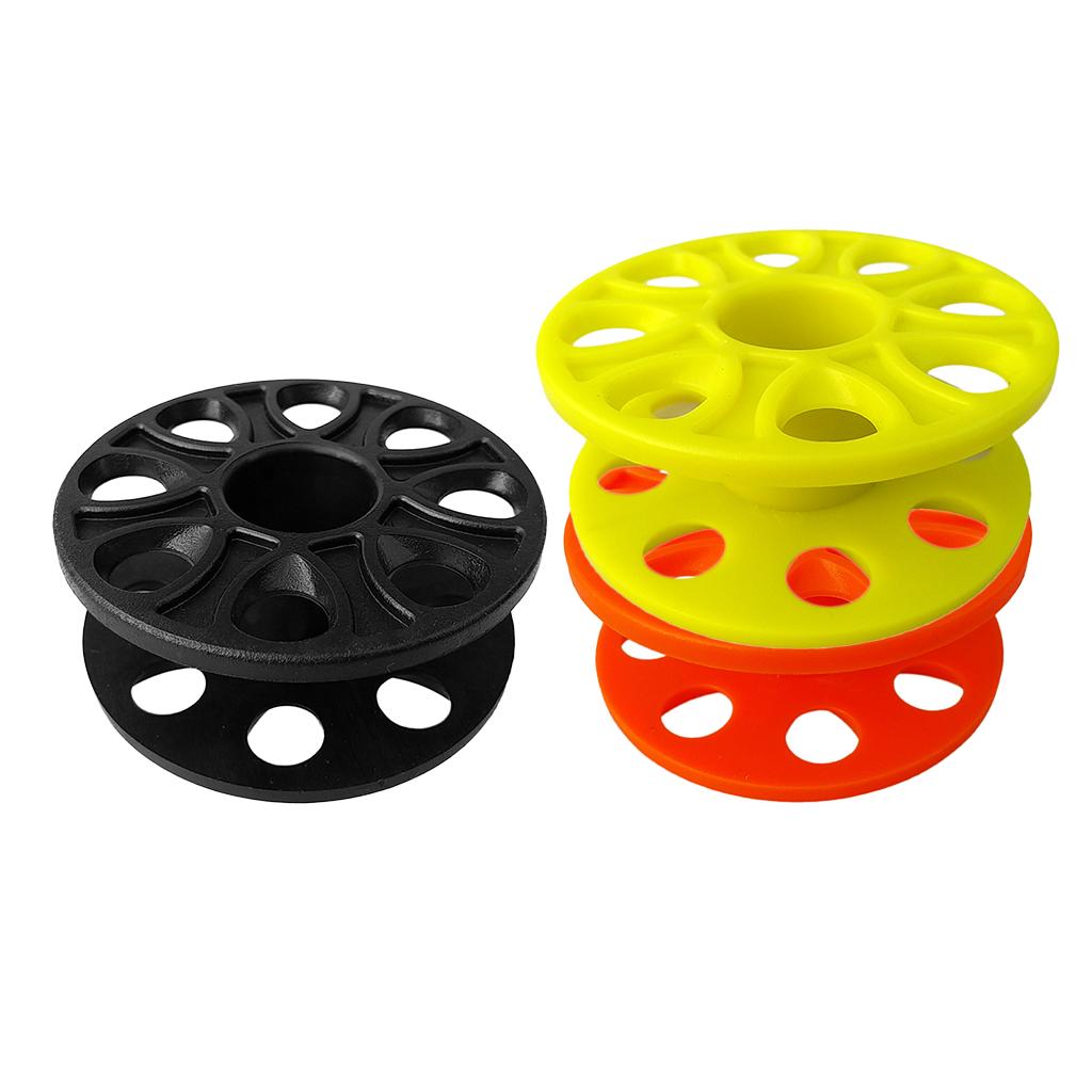 3 Pieces Scuba Diving Finger Reel Underwater Snorkeling Guide Line Spool