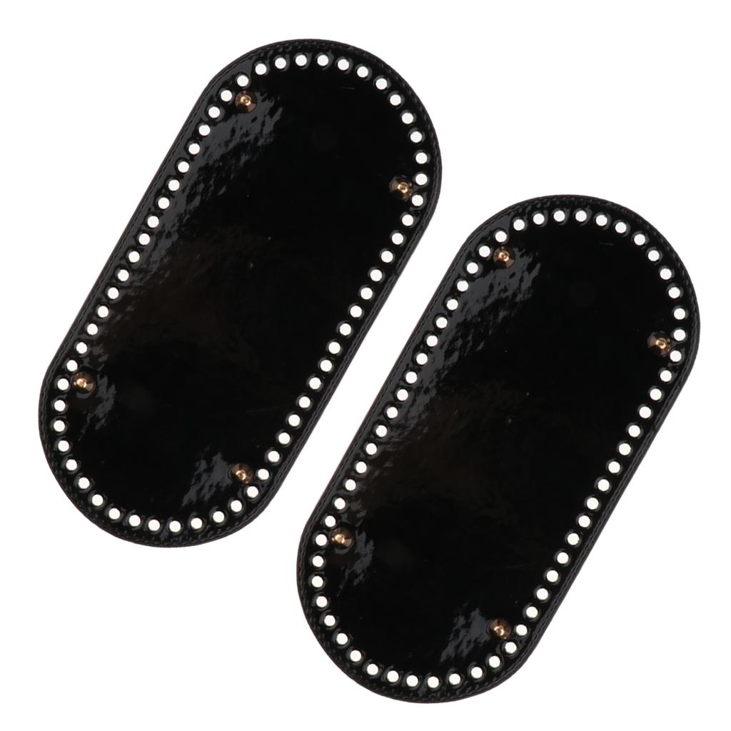 60 Holes Nail Bag Bottom Shaper Bag Cushion Pads for Hand-made DIY Bag Black