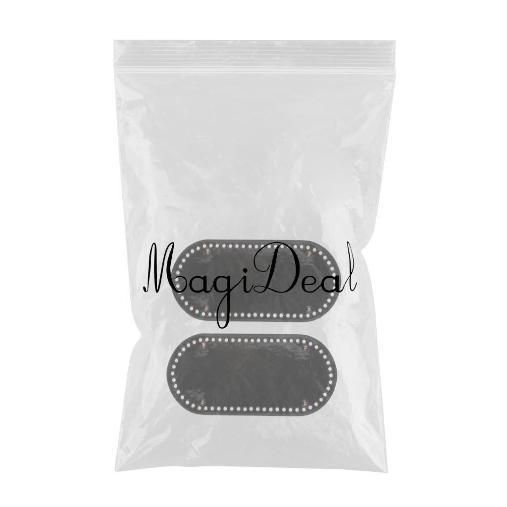 60 Holes Nail Bag Bottom Shaper Bag Cushion Pads for Hand-made DIY Bag Black