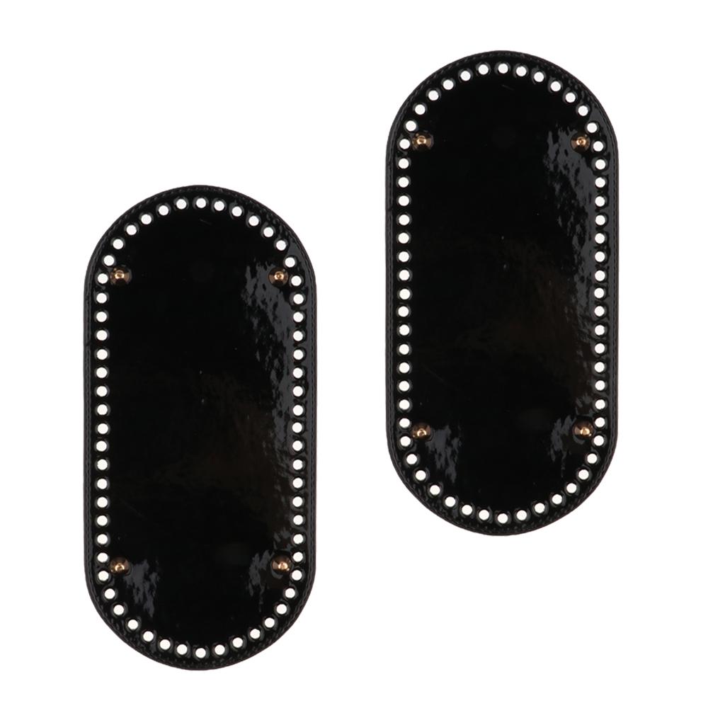 60 Holes Nail Bag Bottom Shaper Bag Cushion Pads for Hand-made DIY Bag Black