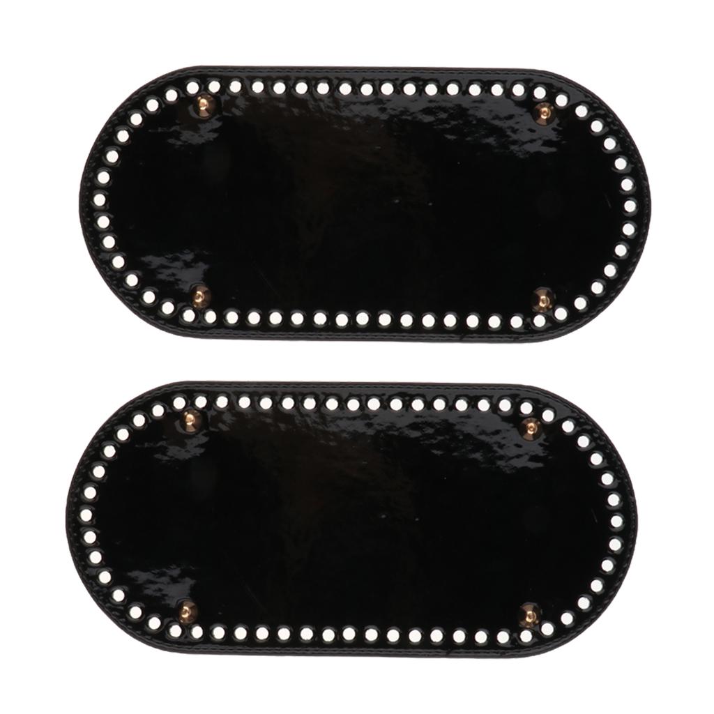 60 Holes Nail Bag Bottom Shaper Bag Cushion Pads for Hand-made DIY Bag Black