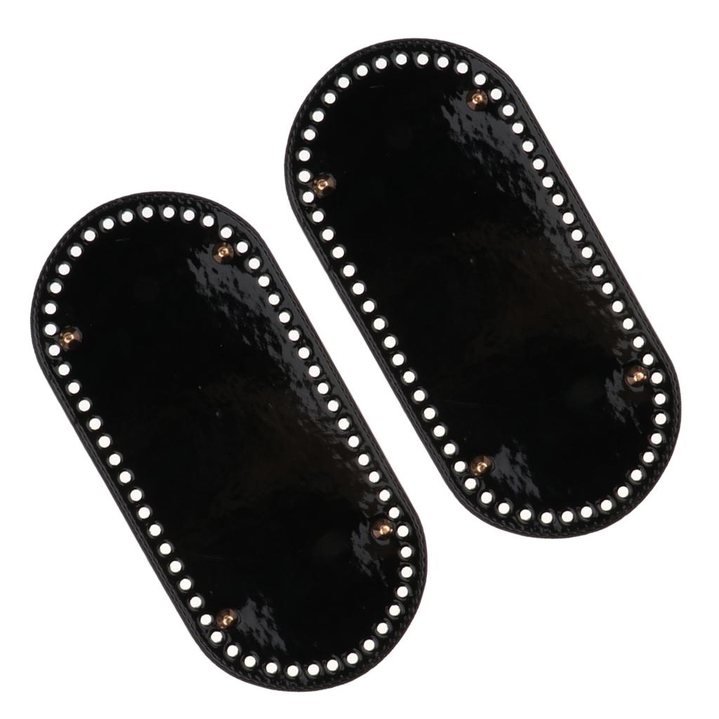 60 Holes Nail Bag Bottom Shaper Bag Cushion Pads for Hand-made DIY Bag Black