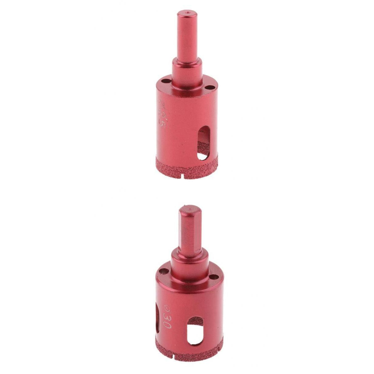 1x Diamond tool drill bit set glass ceramic marble tile 25mm+30mm