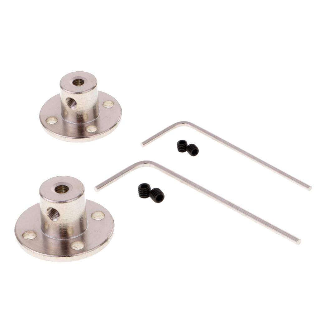 1x Rigid Flange Coupling Motor Guide Shaft Coupler Motor Connector 8mm+4mm