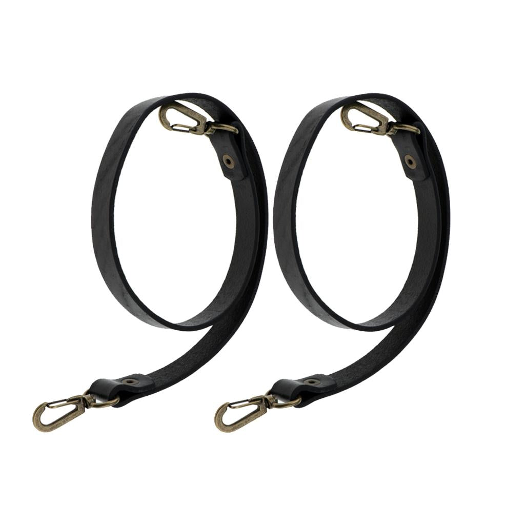 2pcs Genuine Leather Handbag Bag Strap Replacement Bag Handle Holder 50cm