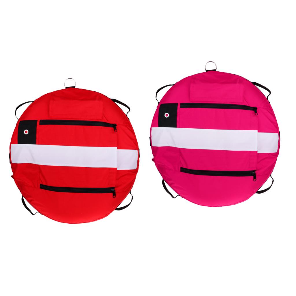 2Pcs Freediving Buoy Inflatable Float for Diving, Spearfishing, Snorkeling