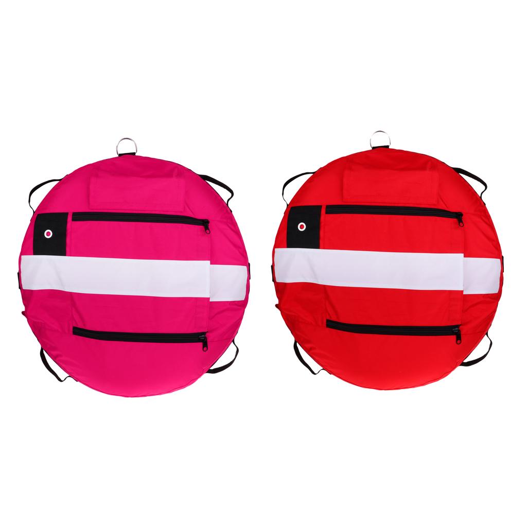 2Pcs Freediving Buoy Inflatable Float for Diving, Spearfishing, Snorkeling
