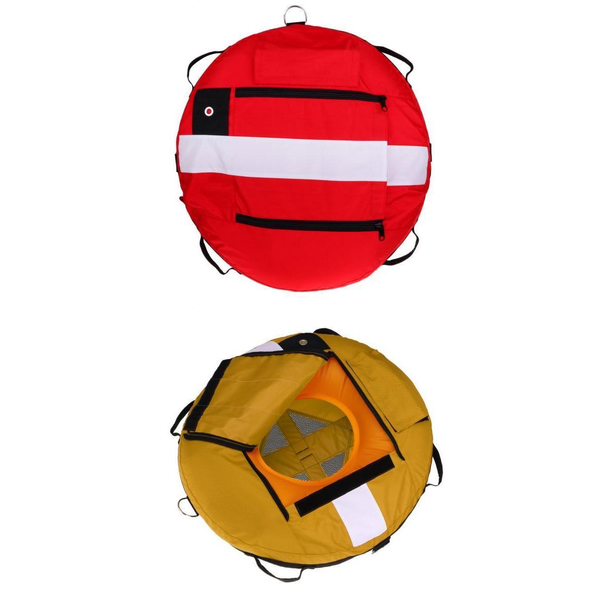 2x Freediving Buoy Inflatable Float Scuba Diving Safety Float Training Buoy