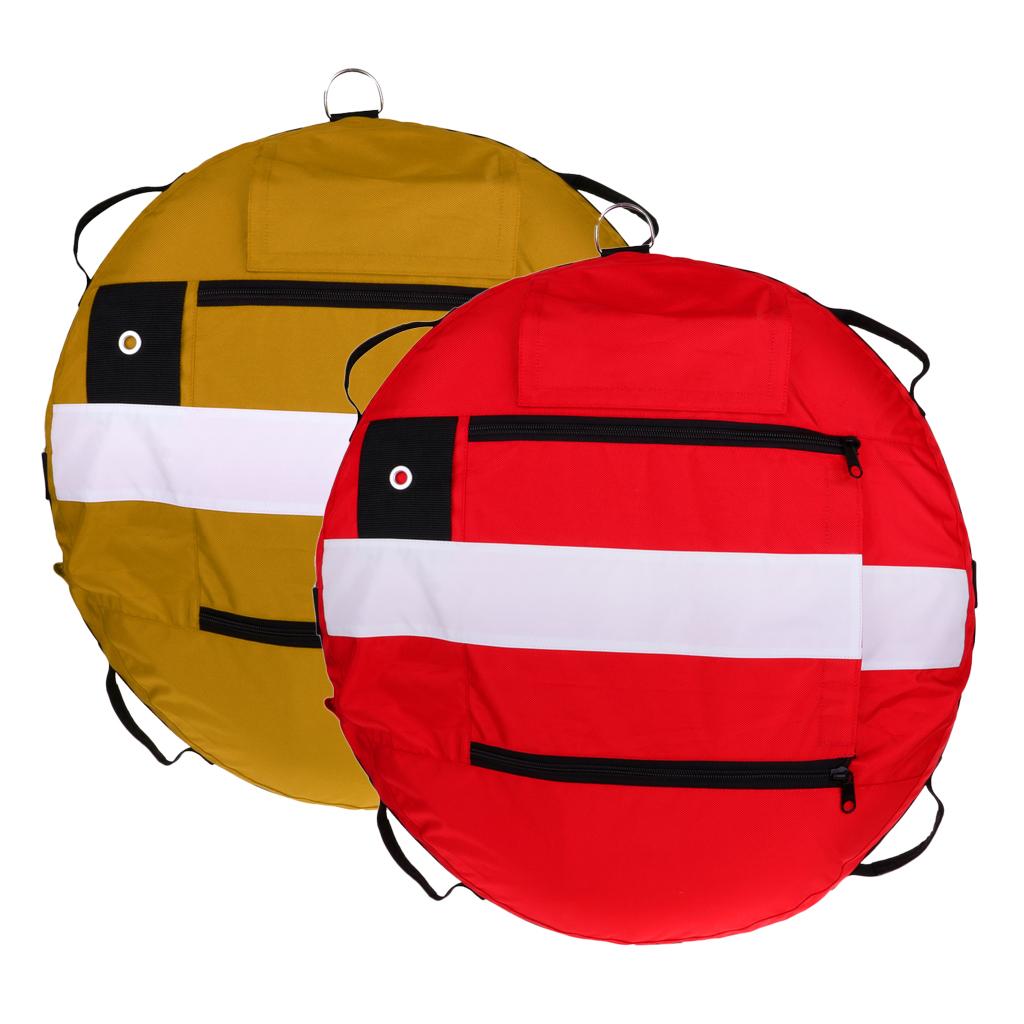 2x Freediving Buoy Inflatable Float Scuba Diving Safety Float Training Buoy