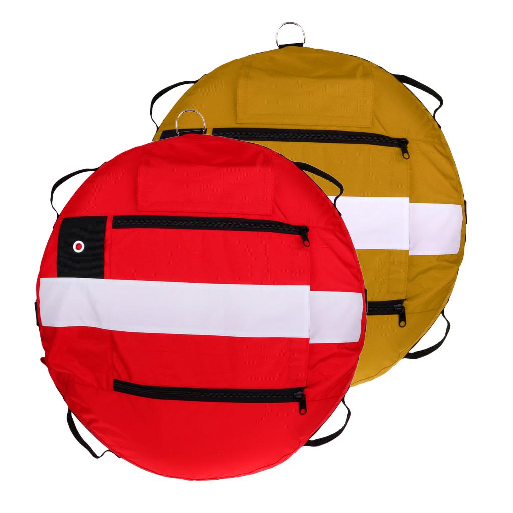 2x Freediving Buoy Inflatable Float Scuba Diving Safety Float Training Buoy