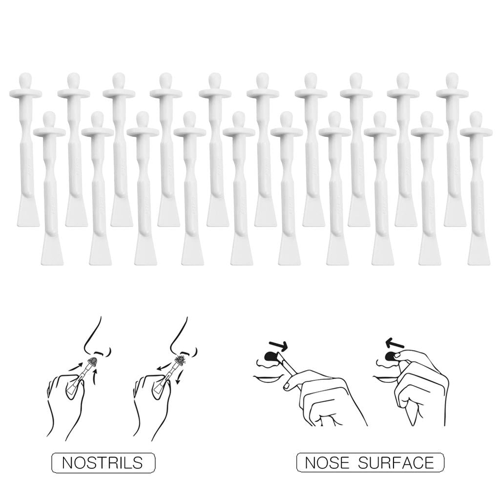 20 Pieces Two-in-One Multi-Use Waxing Applicator Sticks Hair Removal Spatula