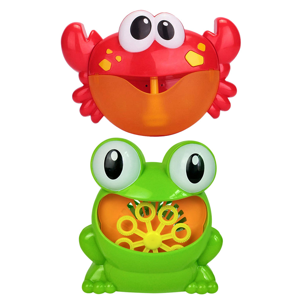 2X Crab Bubble Maker Machine Musical Bubble Automated Bath Baby Toy