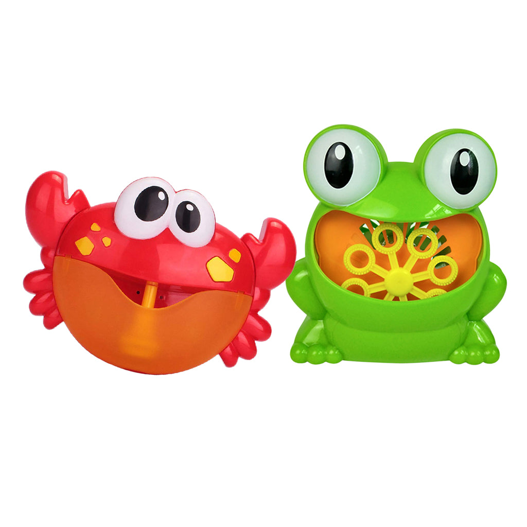 2X Crab Bubble Maker Machine Musical Bubble Automated Bath Baby Toy