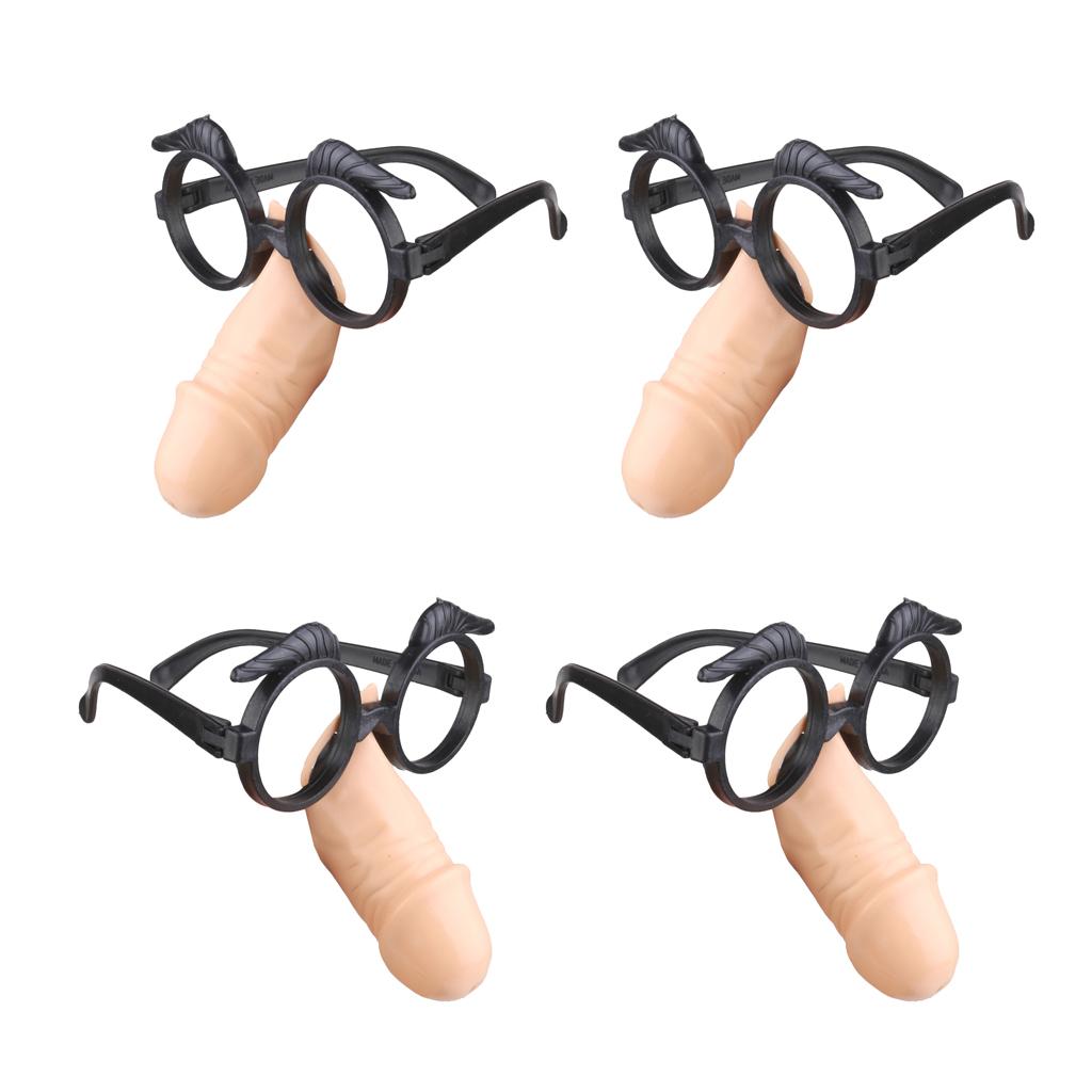 4pcs Plastic Willy Glasses Frame Hen Stag Party Girls Night Out Supplier