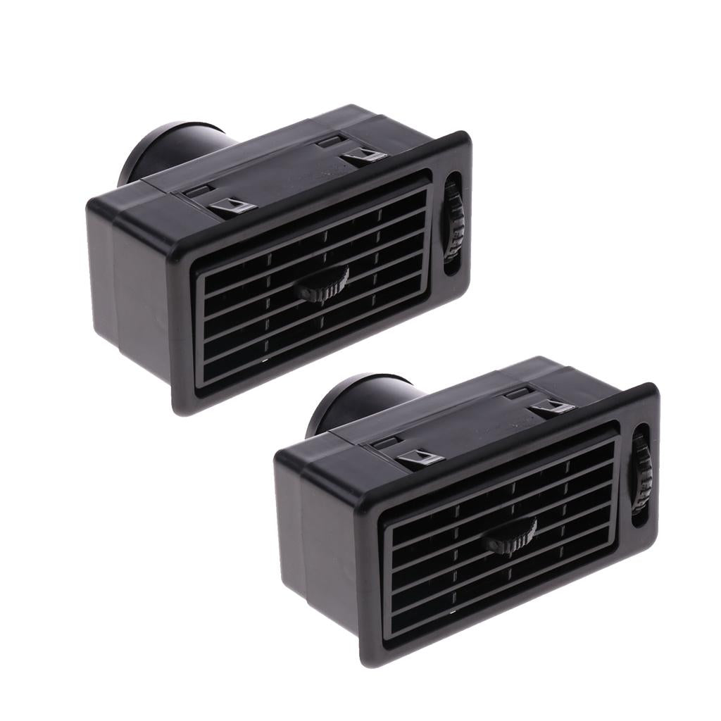 2 Pieces Car Truck RV ATV Heat AC Air Exhaust Vent Dash Ventilation Outlet