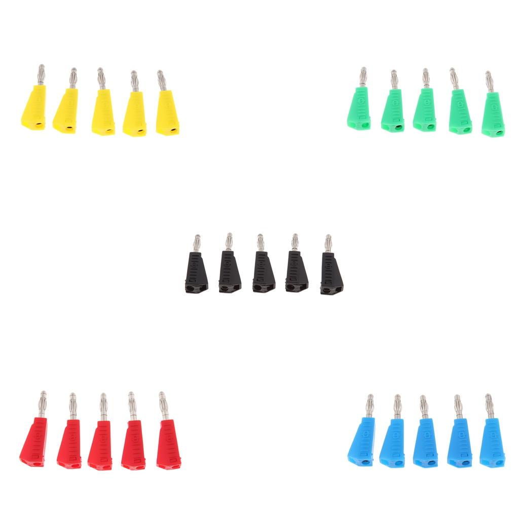 25Pieces 4mm Banana Plug for Test Probes Instrument Meter Connector