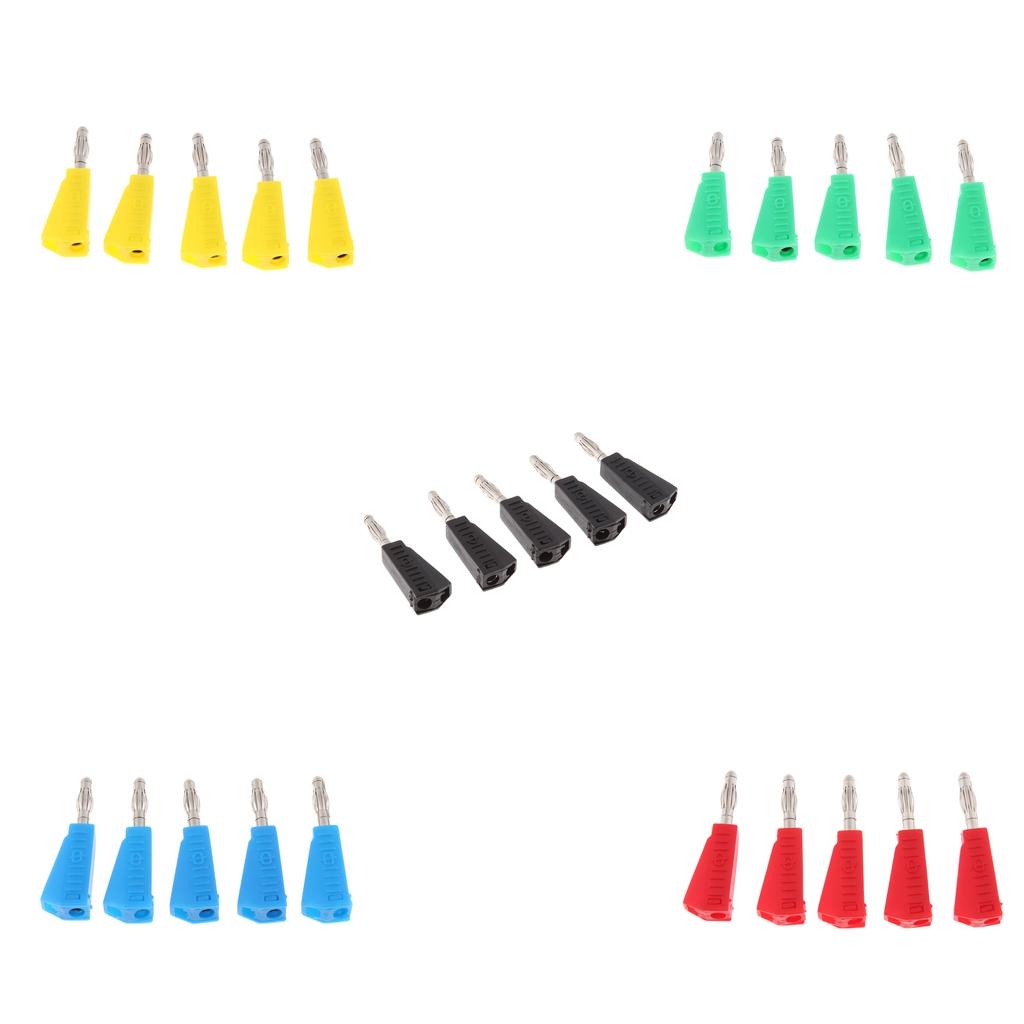 25Pieces 4mm Banana Plug for Test Probes Instrument Meter Connector