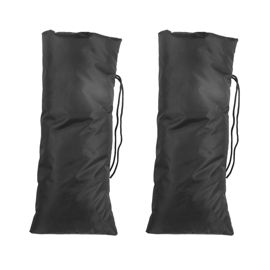 2 Outdoor Faucet Cover, Faucet Socks for Freeze Protection 50x21cm Black