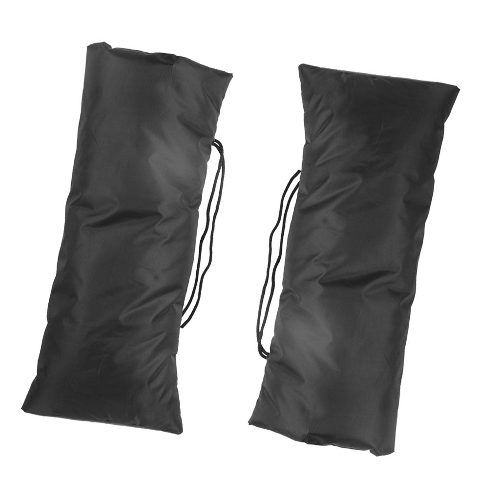 2 Outdoor Faucet Cover, Faucet Socks for Freeze Protection 50x21cm Black